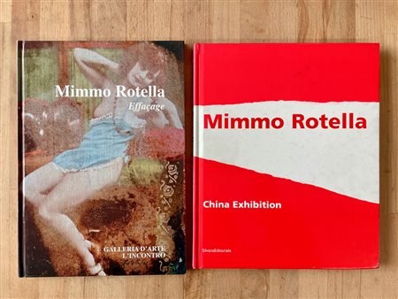 MIMMO ROTELLA - Lotto unico di 2 cataloghi