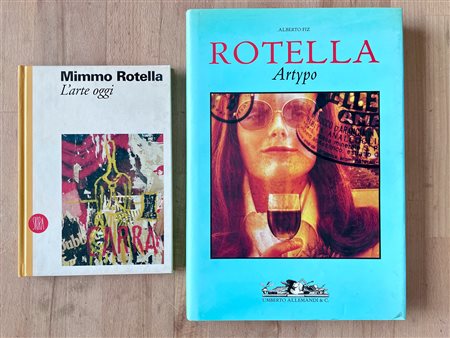 MIMMO ROTELLA - Lotto unico di 2 cataloghi