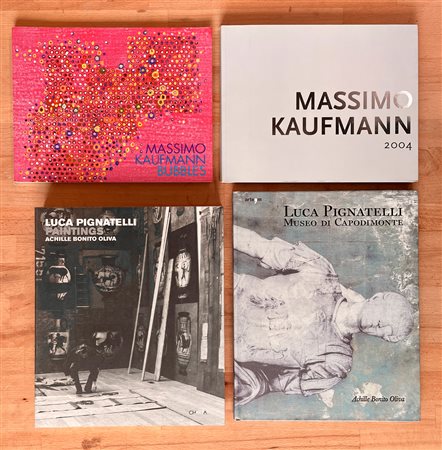 MASSIMO KAUFMANN E LUCA PIGNATELLI - Lotto unico di 4 cataloghi