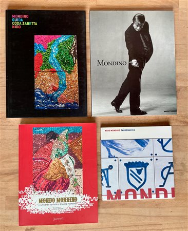 ALDO MONDINO - Lotto unico di 4 cataloghi