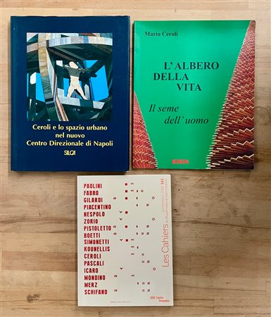 MARIO CEROLI - Lotto unico di 3 cataloghi
