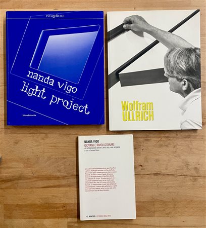 NANDA VIGO E WOLFRAM ULLRICH  - Lotto unico di 3 cataloghi, di cui 2 autografati