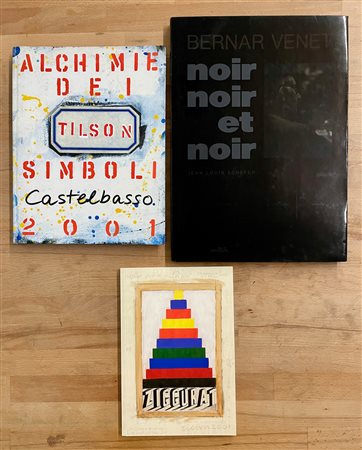 JOE TILSON E BERNAR VENET - Lotto unico di 3 cataloghi
