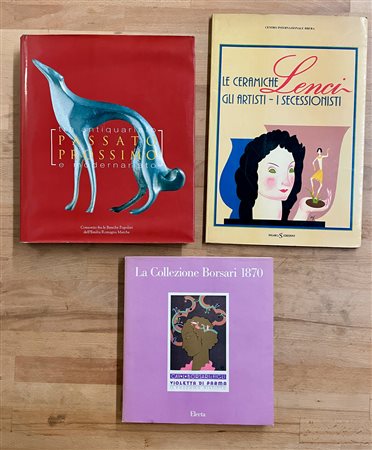 COLLEZIONI E ARTI DECORATIVE - Lotto unico di 3 cataloghi