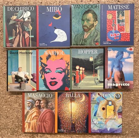 PROTAGONISTI DELLA STORIA DELL'ARTE - Lotto unico di 11 cataloghi