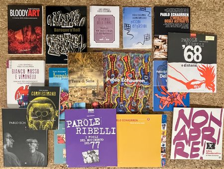 PABLO ECHAURREN - Lotto unico di 17 cataloghi