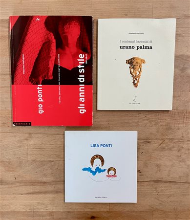 GIO PONTI, LISA PONTI E URANO PALMA - Lotto unico di 3 cataloghi