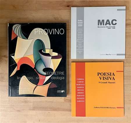 SALVATORE PROVINO, MAC E POESIA VISIVA - Lotto unico di 3 cataloghi