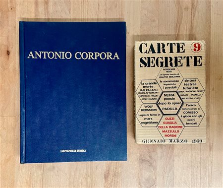 ANTONIO CORPORA E CARTE SEGRETE - Lotto unico di 2 cataloghi