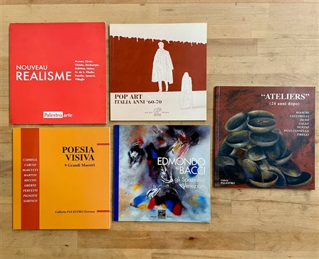 ARTE ITALIANA DEL DOPOGUERRA - Lotto unico di 5 cataloghi
