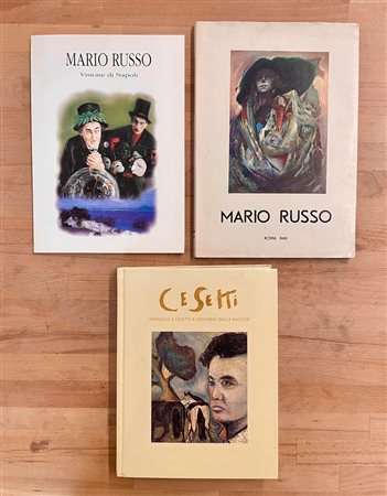 GIUSEPPE CESETTI E MARIO RUSSO - Lotto unico di 3 cataloghi