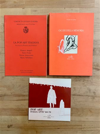 POP ART ITALIANA - Lotto unico di 3 cataloghi