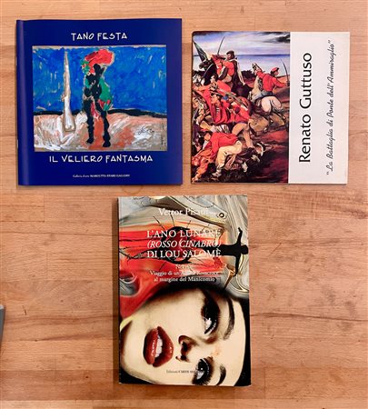 VETTOR PISANI, TANO FESTA E RENATO GUTTUSO - Lotto unico di 3 cataloghi