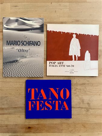 POP ART ITALIANA (SCHIFANO, FESTA) - Lotto unico di 3 cataloghi