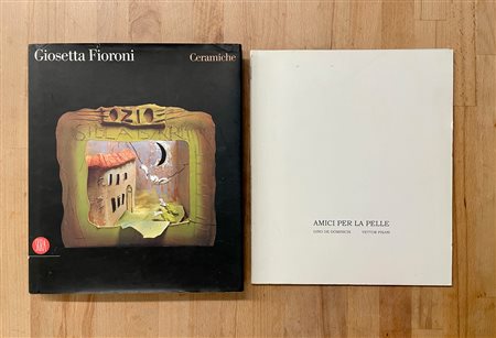 GIOSETTA FIORONI, GINO DE DOMINICIS E VETTOR PISANI - Lotto unico di 2 cataloghi