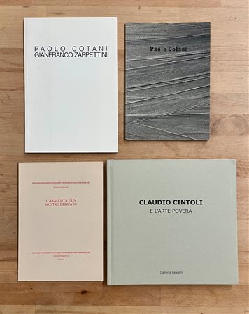 PAOLO COTANI E CLAUDIO CINTOLI - Lotto unico di 4 cataloghi