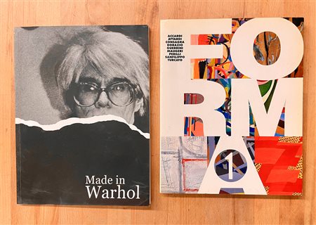 FORMA 1 E ANDY WARHOL - Lotto unico di 2 cataloghi