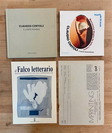 CLAUDIO CINTOLI - Lotto unico di 2 cataloghi e 2 riviste