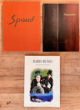 LUIGI SPANÒ, HIDETOSHI NAGASAWA E MARIO RUSSO - Lotto unico di 3 cataloghi