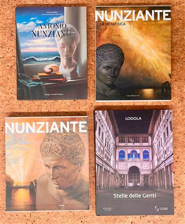 ANTONIO NUNZIANTE E MARCO LODOLA - Lotto unico di 4 cataloghi