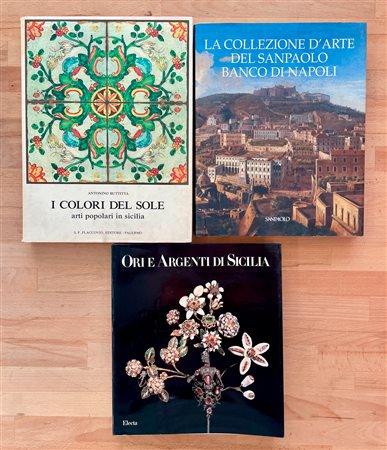 ARTE IN SICILIA E SUD ITALIA - Lotto unico di 3 volumi