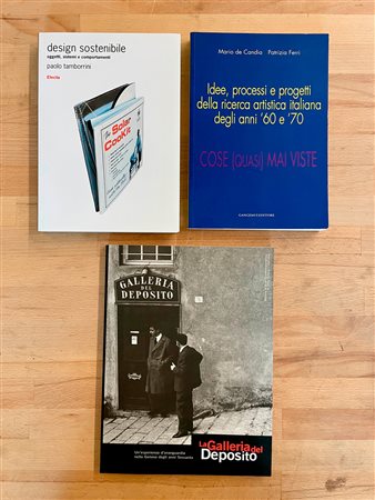 ARTE DEGLI ANNI '60 E '70 - Lotto unico di 3 cataloghi