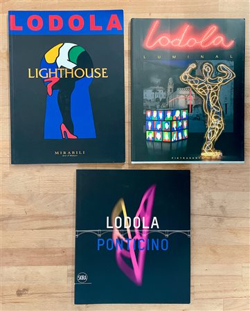 MARCO LODOLA - Lotto unico di 3 cataloghi