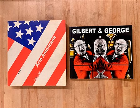 GILBERT & GEORGE E ARTE AMERICANA - Lotto unico di 2 cataloghi