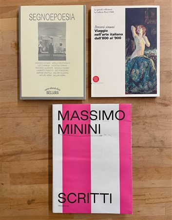 ARTE E POESIA VISIVA - Lotto unico di 3 cataloghi
