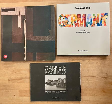 LUCA PIGNATELLI, MIMMO GERMANÀ E GABRIELE BASILICO - Lotto unico di 3 cataloghi, di cui uno autografato