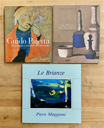 GIORGIO MORANDI, GUIDO PAJETTA E PIERO MAGGIONI - Lotto unico di 3 cataloghi