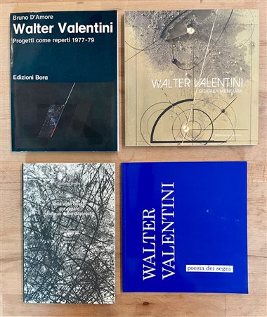 WALTER VALENTINI - Lotto unico di 4 cataloghi