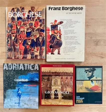FRANZ BORGHESE E LUCA GIOVAGNOLI - Lotto unico di 5 cataloghi