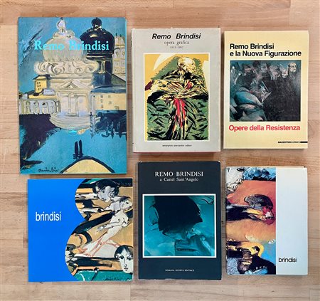 REMO BRINDISI - Lotto unico di 6 cataloghi