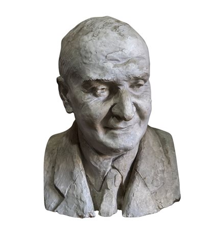 Calco in gesso, periodo XIX/XX secolo, raffigurante Personaggio maschile....