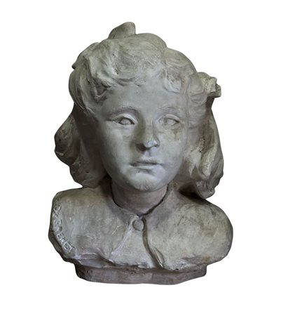 Calco in gesso, periodo XIX/XX secolo, raffigurante Figura femminile....