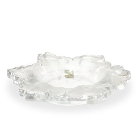 Lalique France (1888)  - Vaso in cristallo Lalique Capucines