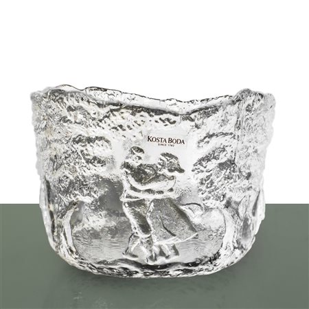 Kosta Boda (Kosta, Sweden 1742)  - Vaso in cristallo Rhapsody, 1980s