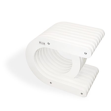 Metrica Design - Pouf metrico laccato bianco