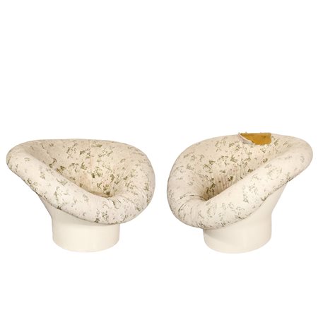 N°2 Poltrone  in tessuto