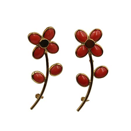 COPPIA SPILLE A FORMA DI RAMO FLOREALE
