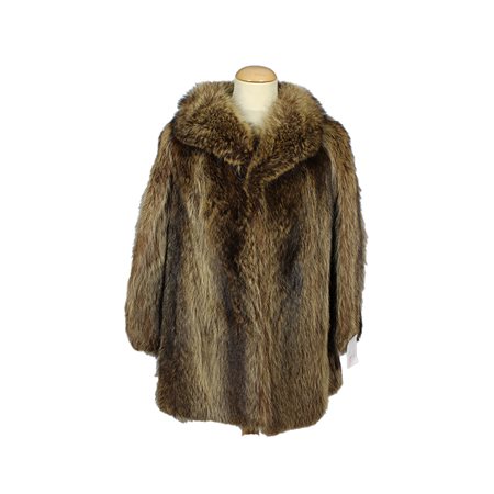 PELLICCIA IN VOLPE ROSSA NATURALE MODELLO A TRE QUARTI