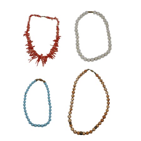 GRUPPO DI 4 COLLANE VINTAGE
