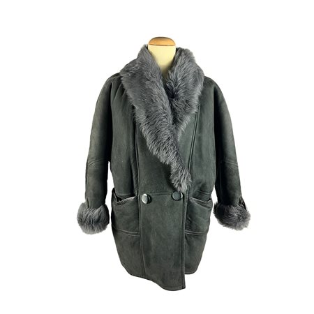 CAPPOTTO IN MONTONE SHEARLING, TAGLIA IT 40/42