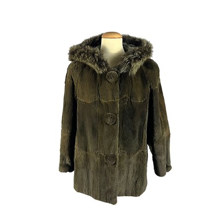 GIACCA CORTA IN SHEARLING MONTONE ROVESCIATO TAGLIA IT 48