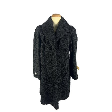 ELEGANTE PELLICCIA DI AGNELLO DI PERSIA TAGLIA IT 44