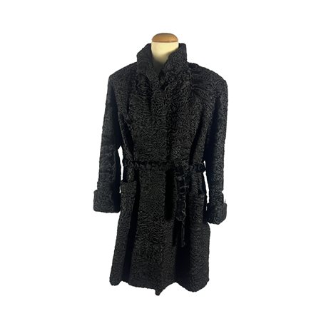 ELEGANTE PELLICCIA DI AGNELLO DI PERSIA TAGLIA IT 44