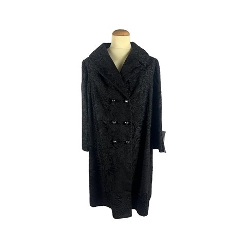 ELEGANTE PELLICCIA DI AGNELLO DI PERSIA TAGLIA IT 44