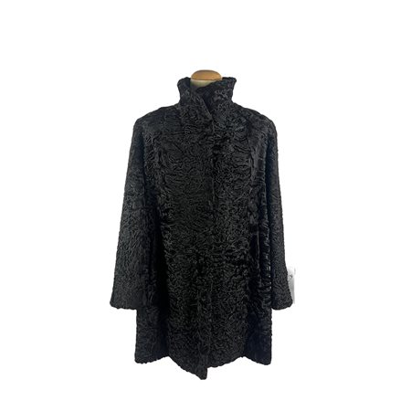 ELEGANTE PELLICCIA DI AGNELLO DI PERSIA TAGLIA IT 44