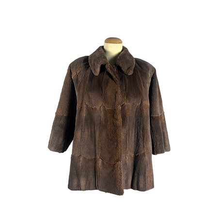 GIACCA IN PELLICCIA DI CASTORO RASATO 